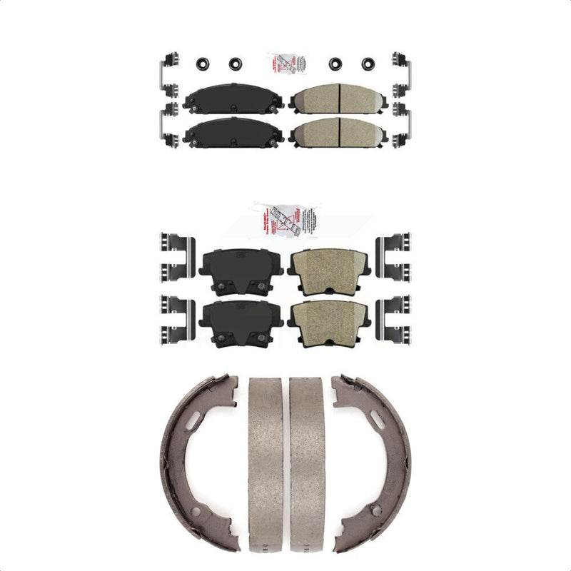 Transit Auto KNN-100698 Disc Brake Pad for 2005-2021 Dodge Charger, Dodge Challenger and More - Front and Rear