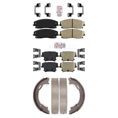 Transit Auto KNN-100700 Disc Brake Pad for 2005-2021 Dodge Charger, Dodge Challenger and More - Front and Rear