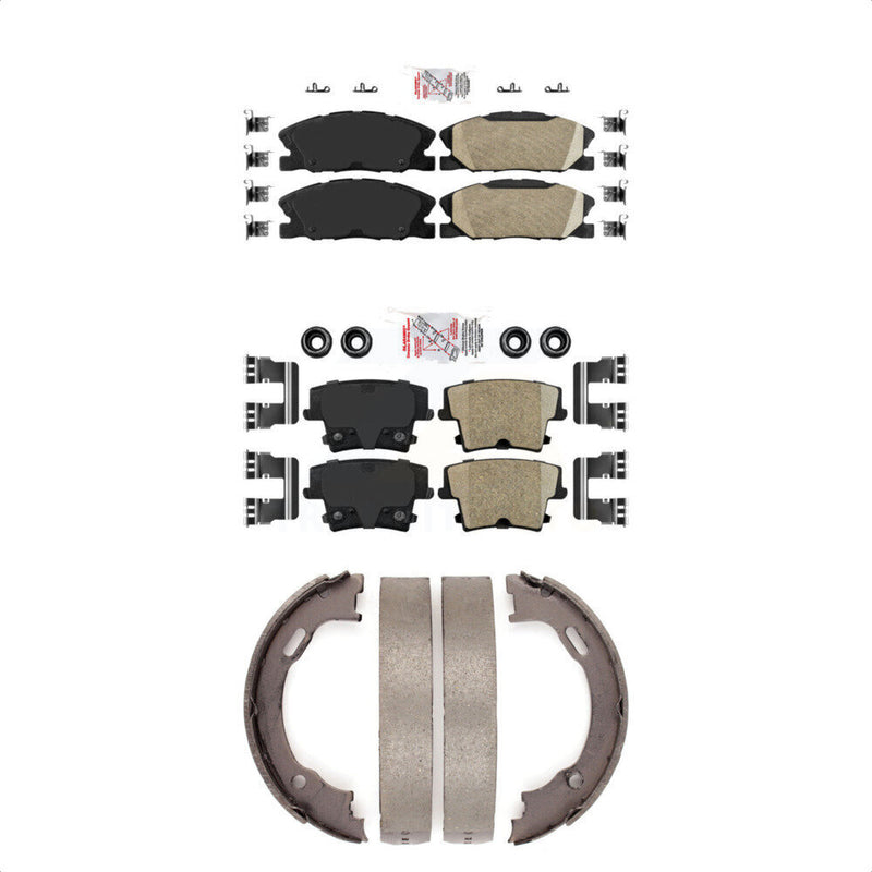 Transit Auto KNN-100702 Disc Brake Pad for 2014-2018 Dodge Charger - Front and Rear