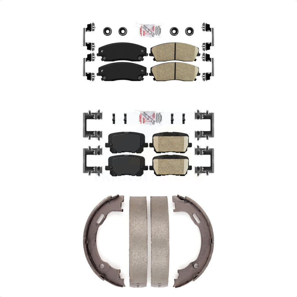 Transit Auto KNN-100703 Disc Brake Pad for 2014-2018 Dodge Charger - Front and Rear