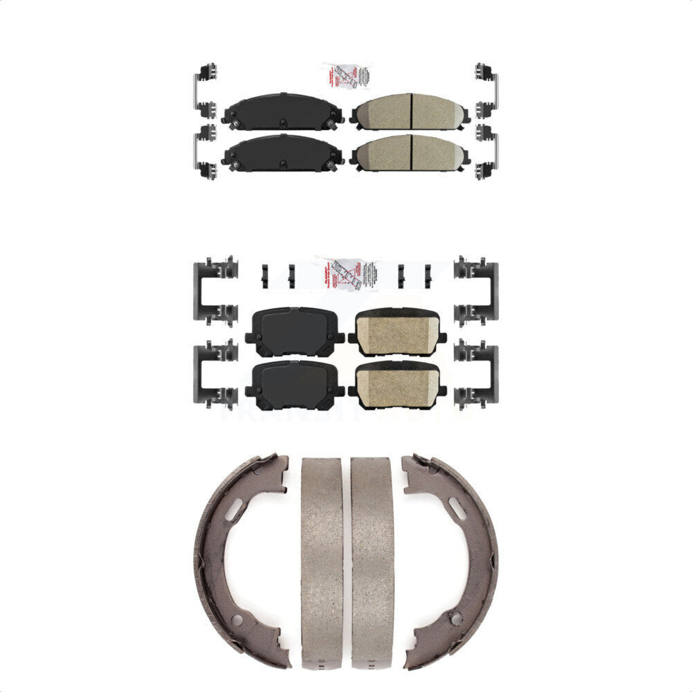 Transit Auto KNN-100704 Disc Brake Pad for 2014-2018 Dodge Charger - Front and Rear