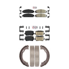 Transit Auto KNN-100704 Disc Brake Pad for 2014-2018 Dodge Charger - Front and Rear