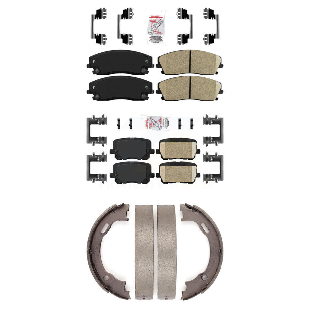 Transit Auto KNN-100705 Disc Brake Pad for 2014-2018 Dodge Charger - Front and Rear