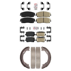 Transit Auto KNN-100705 Disc Brake Pad for 2014-2018 Dodge Charger - Front and Rear