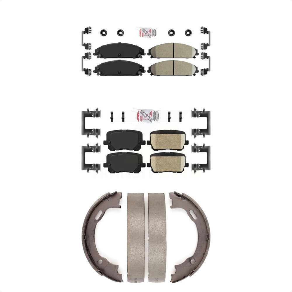 Transit Auto KNN-100706 Disc Brake Pad for 2014-2018 Dodge Charger - Front and Rear