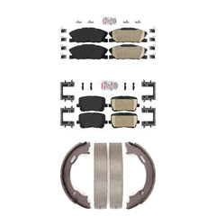 Transit Auto KNN-100707 Disc Brake Pad for 2014-2021 Dodge Charger - Front and Rear