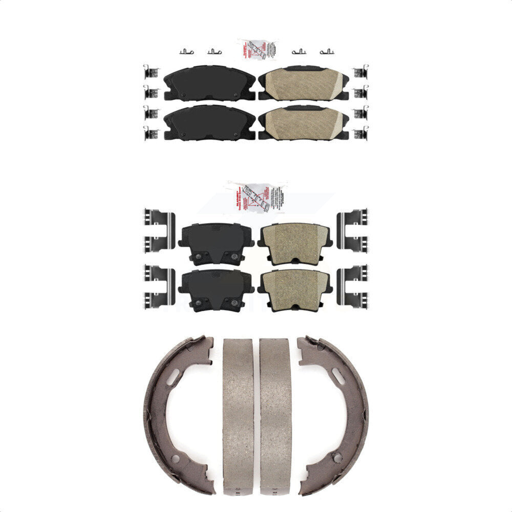 Transit Auto KNN-100708 Disc Brake Pad for 2014-2018 Dodge Charger - Front and Rear