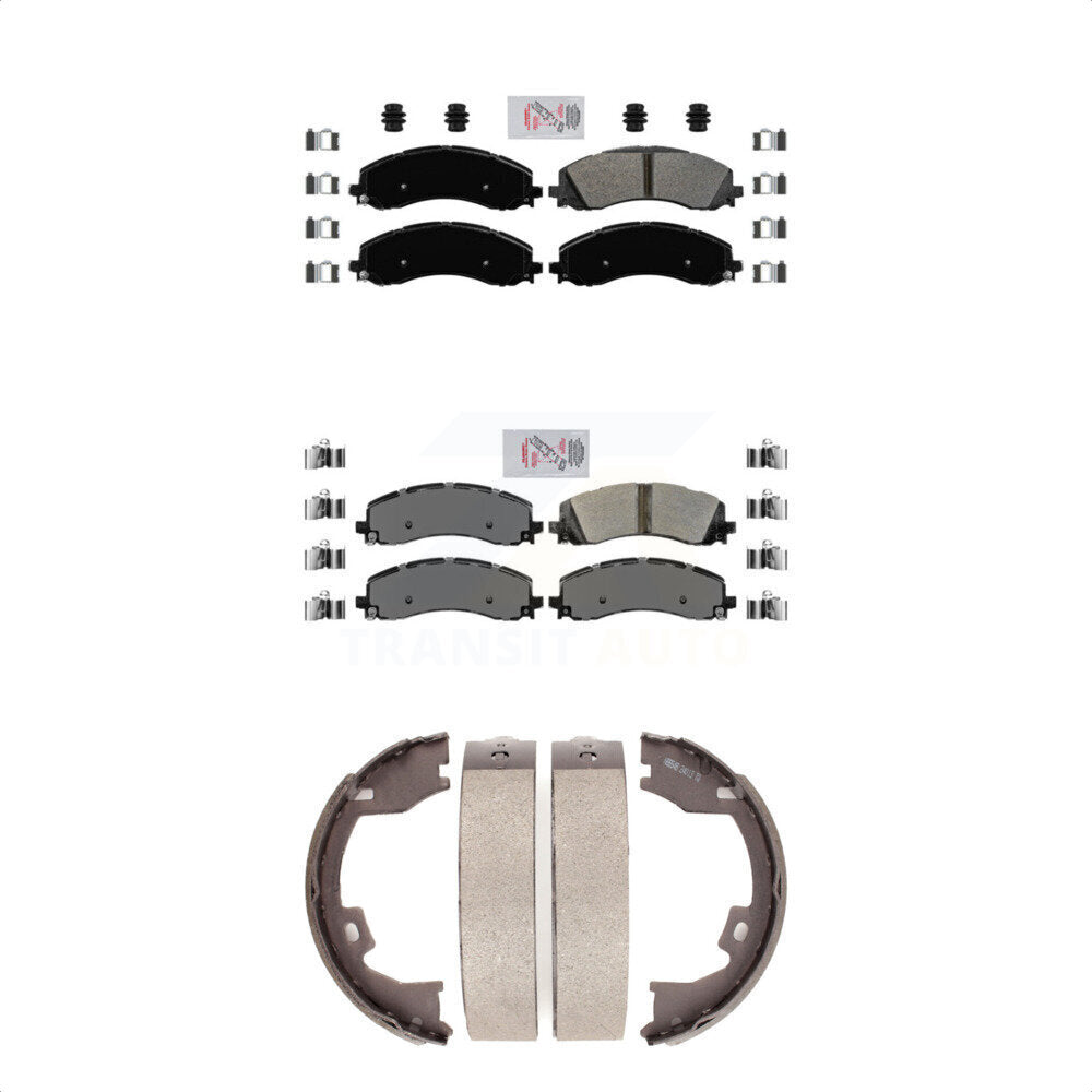 Transit Auto KNN-100712 Disc Brake Pad for 2019-2021 Ram 2500, Ram 3500 - Front and Rear