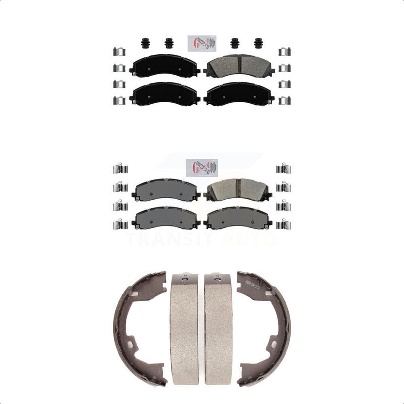 Transit Auto KNN-100712 Disc Brake Pad for 2019-2021 Ram 2500, Ram 3500 - Front and Rear
