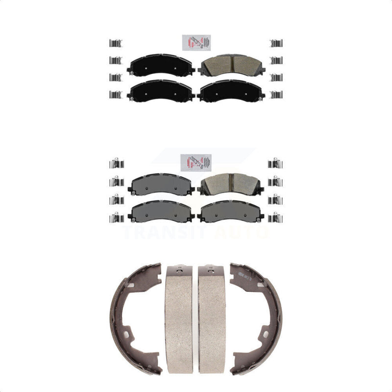 Transit Auto KNN-100713 Disc Brake Pad for 2019-2021 Ram 2500, Ram 3500 - Front and Rear