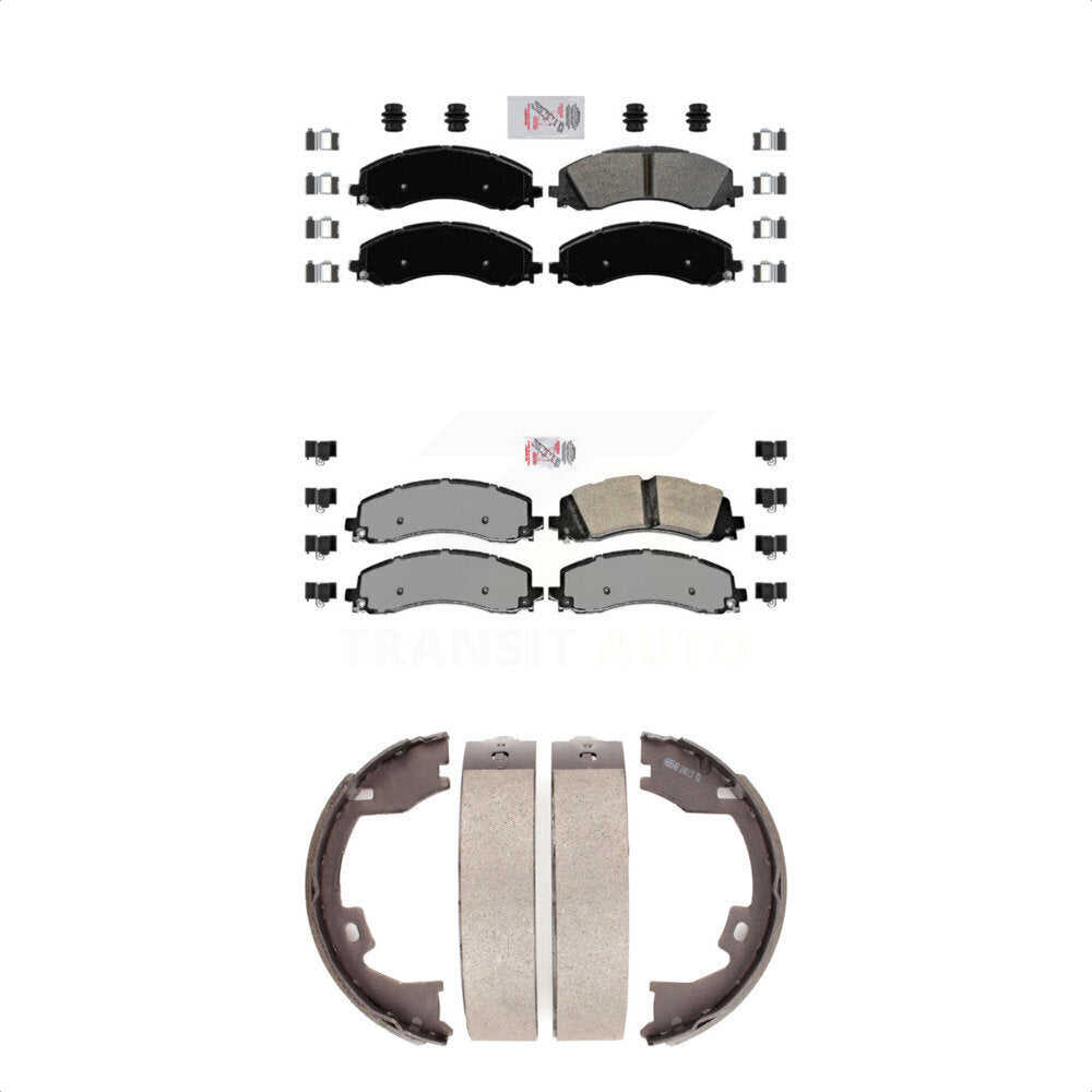 Transit Auto KNN-100714 Disc Brake Pad for 2019-2021 Ram 2500, Ram 3500 - Front and Rear
