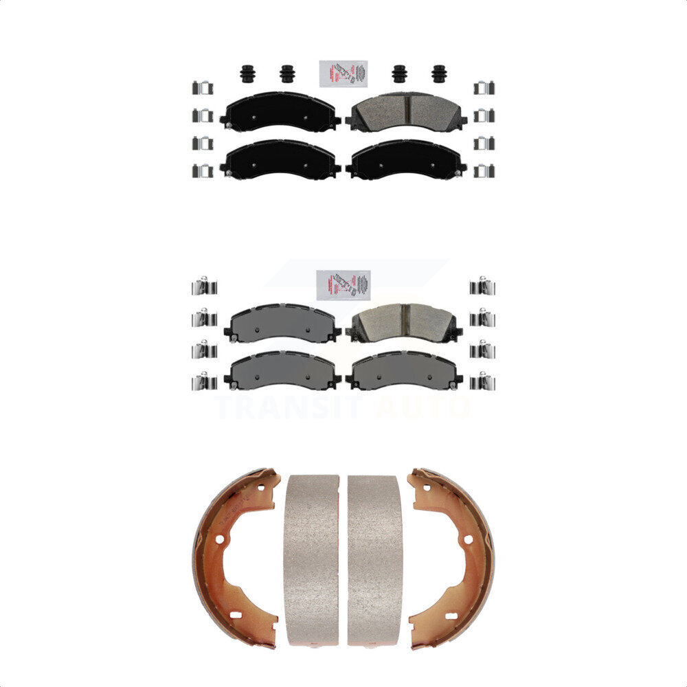 Transit Auto KNN-100718 Disc Brake Pad for 2021 Ram 3500 - Front and Rear