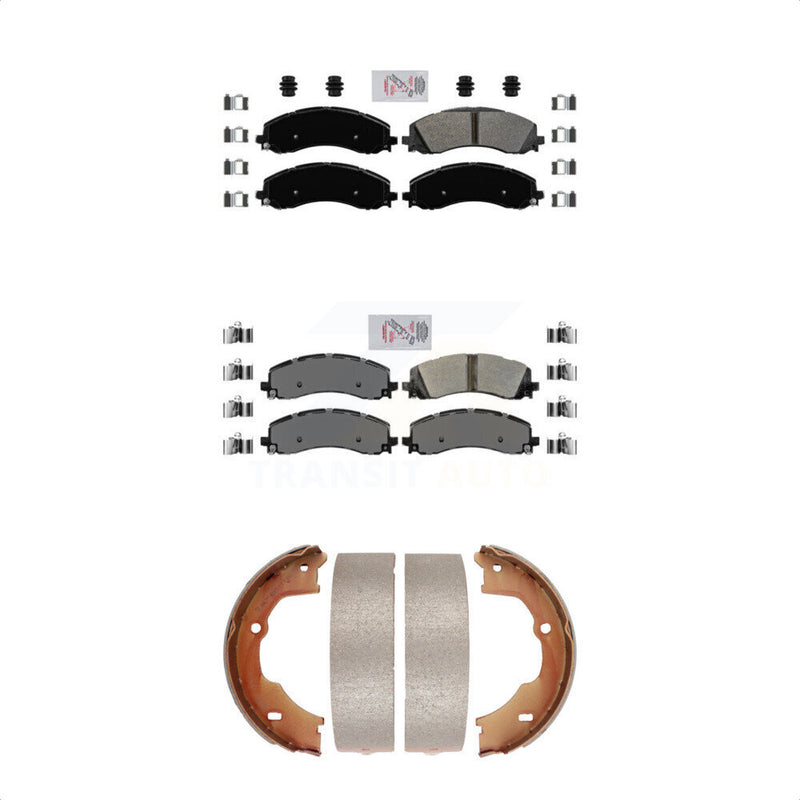 Transit Auto KNN-100718 Disc Brake Pad for 2021 Ram 3500 - Front and Rear