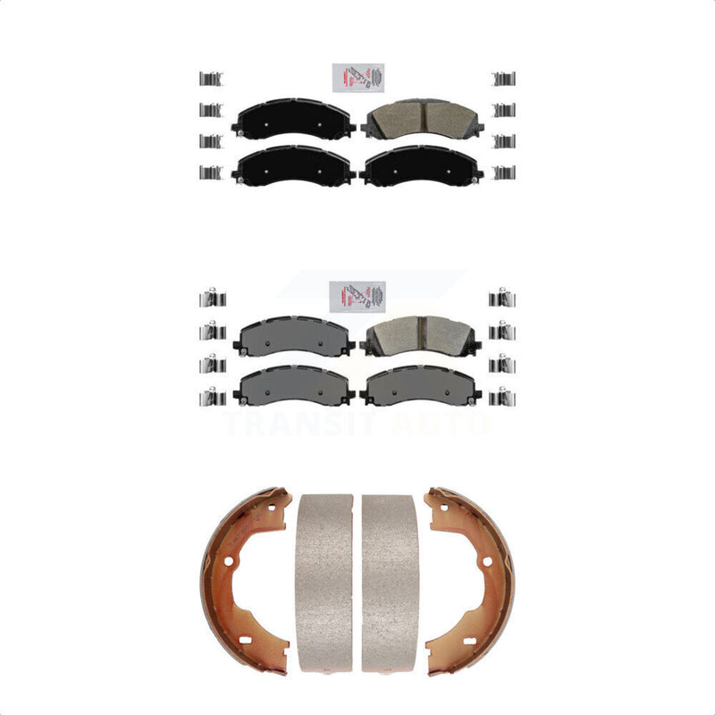 Transit Auto KNN-100719 Disc Brake Pad for 2021 Ram 3500 - Front and Rear