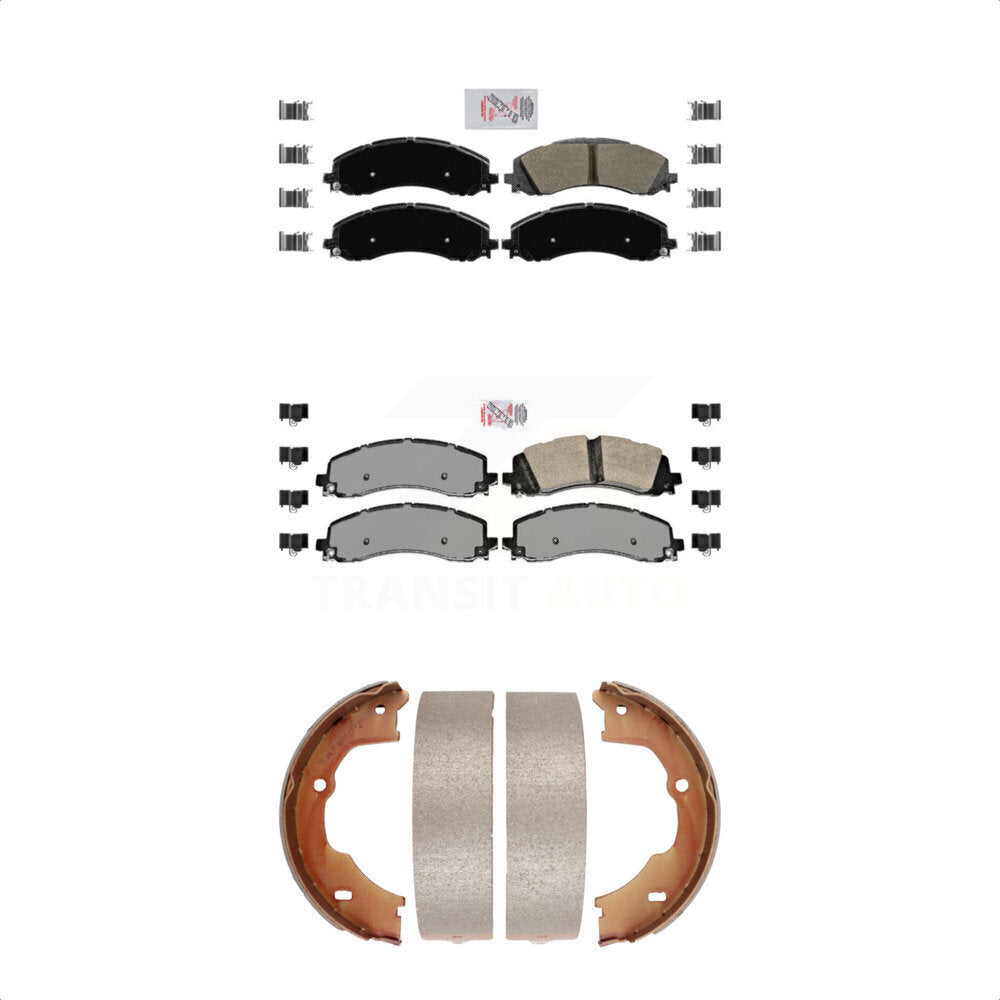 Transit Auto KNN-100721 Disc Brake Pad for 2021 Ram 3500 - Front and Rear