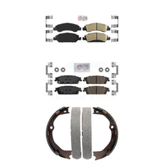 Transit Auto KNN-100727 Disc Brake Pad for 2014-2020 Chevrolet Silverado 1500 LD, GMC Sierra 1500 Limited and More - Front and Rear