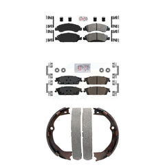 Transit Auto KNN-100728 Disc Brake Pad for 2014-2020 Chevrolet Silverado 1500 LD, GMC Sierra 1500 Limited and More - Front and Rear