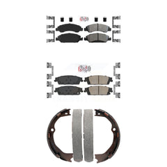 Transit Auto KNN-100731 Disc Brake Pad for 2014-2020 Chevrolet Silverado 1500 LD, GMC Sierra 1500 Limited and More - Front and Rear