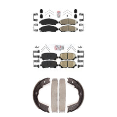 Transit Auto KNN-100732 Disc Brake Pad for 2007-2015 Acura ZDX, Honda Pilot, Acura MDX - Front and Rear