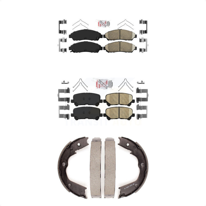 Transit Auto KNN-100733 Disc Brake Pad for 2007-2015 Acura ZDX, Honda Pilot, Acura MDX - Front and Rear