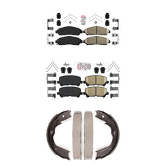 Transit Auto KNN-100734 Disc Brake Pad for 2007-2015 Acura ZDX, Honda Pilot, Acura MDX - Front and Rear