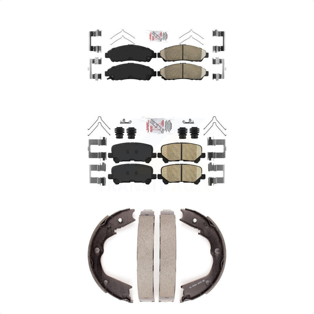Transit Auto KNN-100735 Disc Brake Pad for 2007-2015 Acura ZDX, Honda Pilot, Acura MDX - Front and Rear