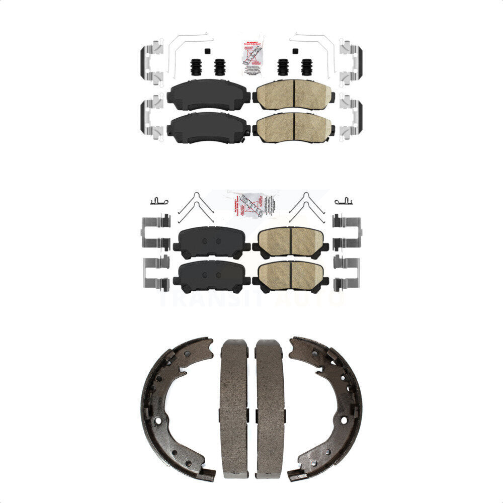 Transit Auto KNN-100736 Disc Brake Pad for 2011-2017 Honda Odyssey - Front and Rear