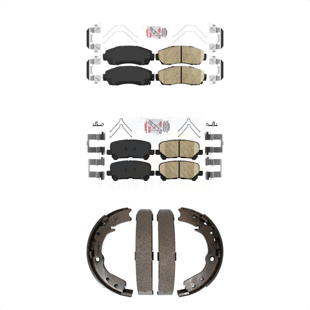 Transit Auto KNN-100737 Disc Brake Pad for 2011-2017 Honda Odyssey - Front and Rear