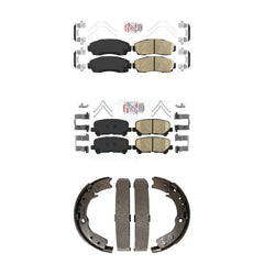 Transit Auto KNN-100737 Disc Brake Pad for 2011-2017 Honda Odyssey - Front and Rear