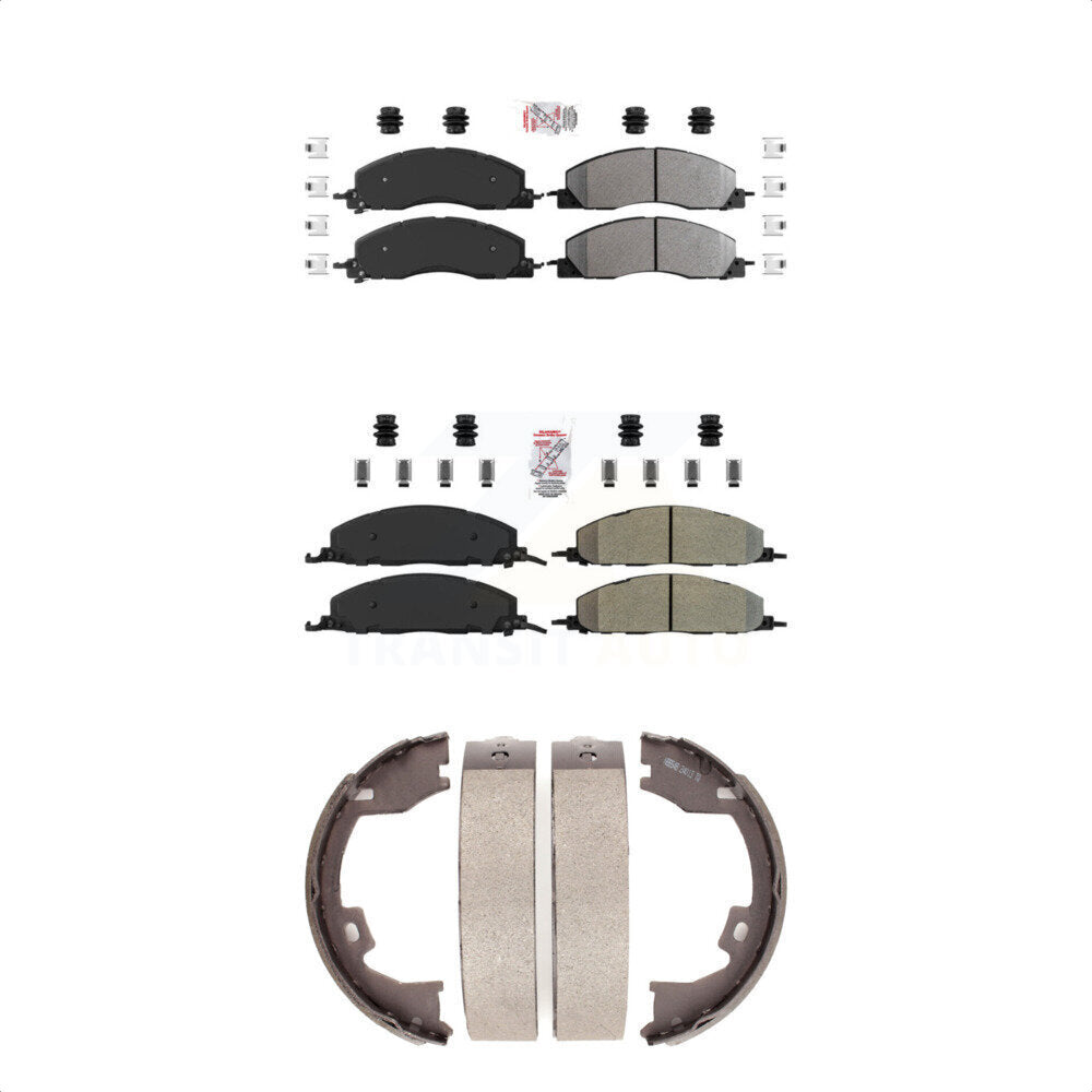 Transit Auto KNN-100740 Disc Brake Pad for 2009-2018 Ram 1500, Ram 2500 and More - Front and Rear