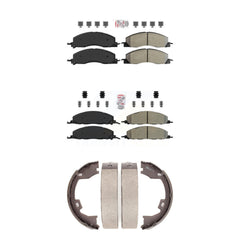 Transit Auto KNN-100741 Disc Brake Pad for 2009-2018 Ram 1500, Ram 2500 and More - Front and Rear