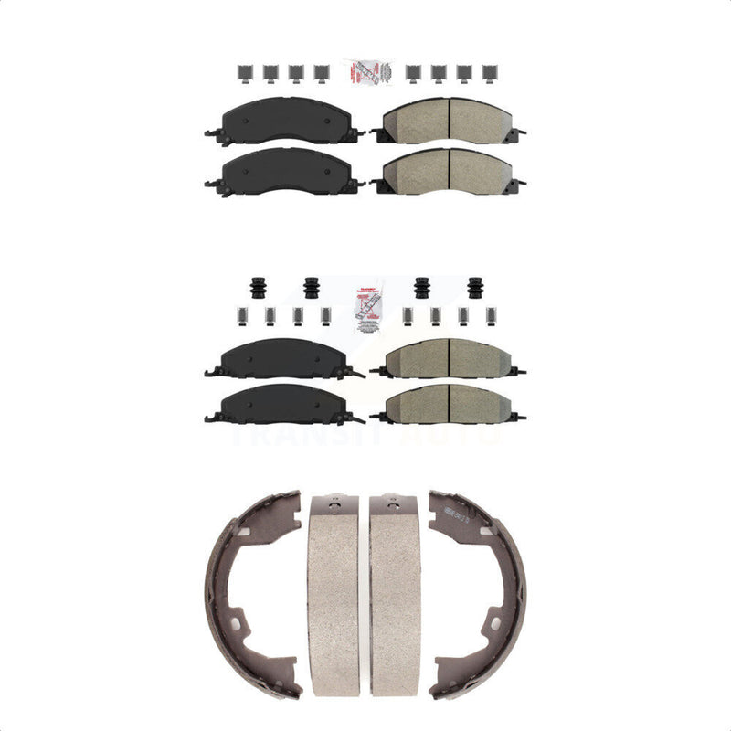 Transit Auto KNN-100741 Disc Brake Pad for 2009-2018 Ram 1500, Ram 2500 and More - Front and Rear