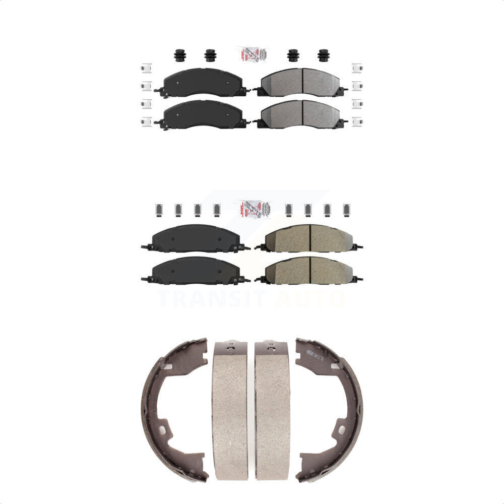 Transit Auto KNN-100742 Disc Brake Pad for 2009-2018 Ram 1500, Ram 2500 and More - Front and Rear