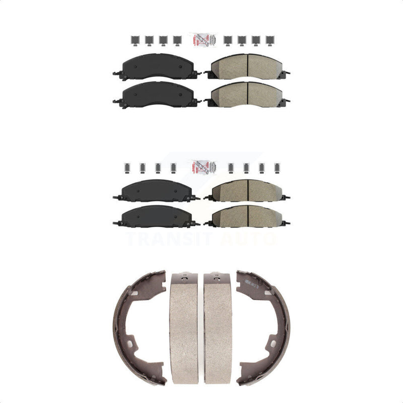 Transit Auto KNN-100743 Disc Brake Pad for 2009-2018 Ram 1500, Ram 2500 and More - Front and Rear