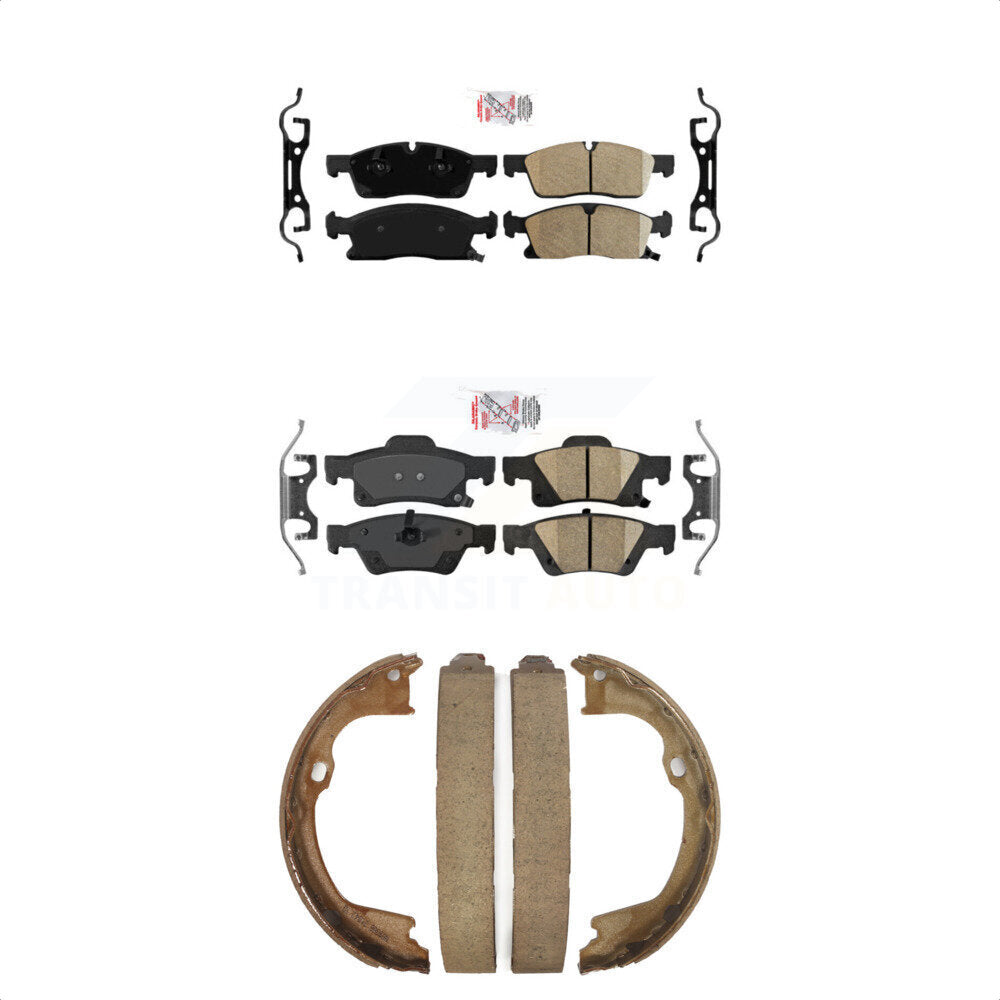 Transit Auto KNN-100745 Disc Brake Pad for 2011-2022 Jeep Grand Cherokee WK, Dodge Durango, Jeep Grand Cherokee - Front and Rear