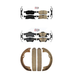 Transit Auto KNN-100745 Disc Brake Pad for 2011-2022 Jeep Grand Cherokee WK, Dodge Durango, Jeep Grand Cherokee - Front and Rear