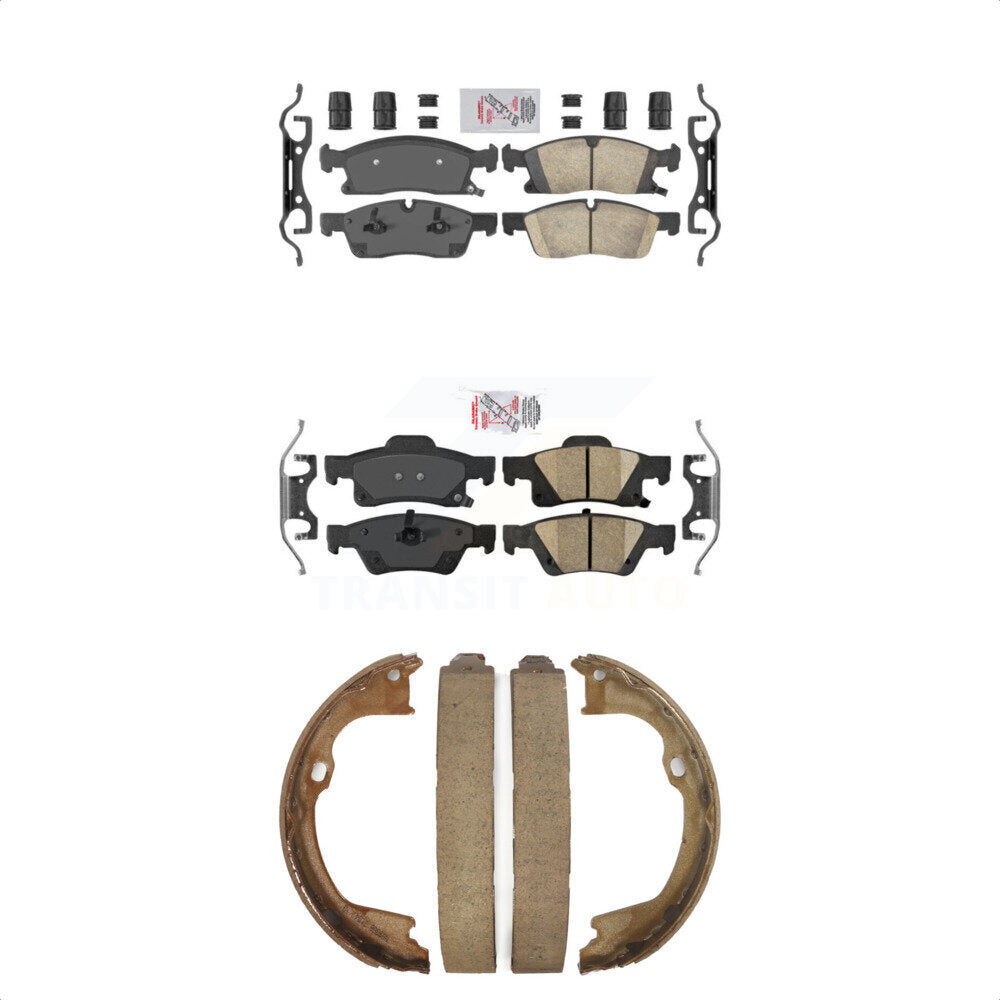 Transit Auto KNN-100746 Disc Brake Pad for 2011-2022 Jeep Grand Cherokee WK, Dodge Durango, Jeep Grand Cherokee - Front and Rear