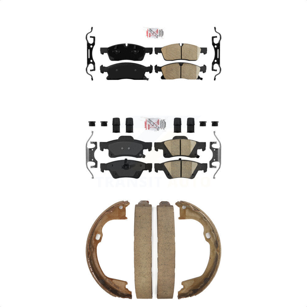 Transit Auto KNN-100747 Disc Brake Pad for 2011-2022 Jeep Grand Cherokee WK, Dodge Durango, Jeep Grand Cherokee - Front and Rear
