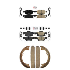 Transit Auto KNN-100747 Disc Brake Pad for 2011-2022 Jeep Grand Cherokee WK, Dodge Durango, Jeep Grand Cherokee - Front and Rear