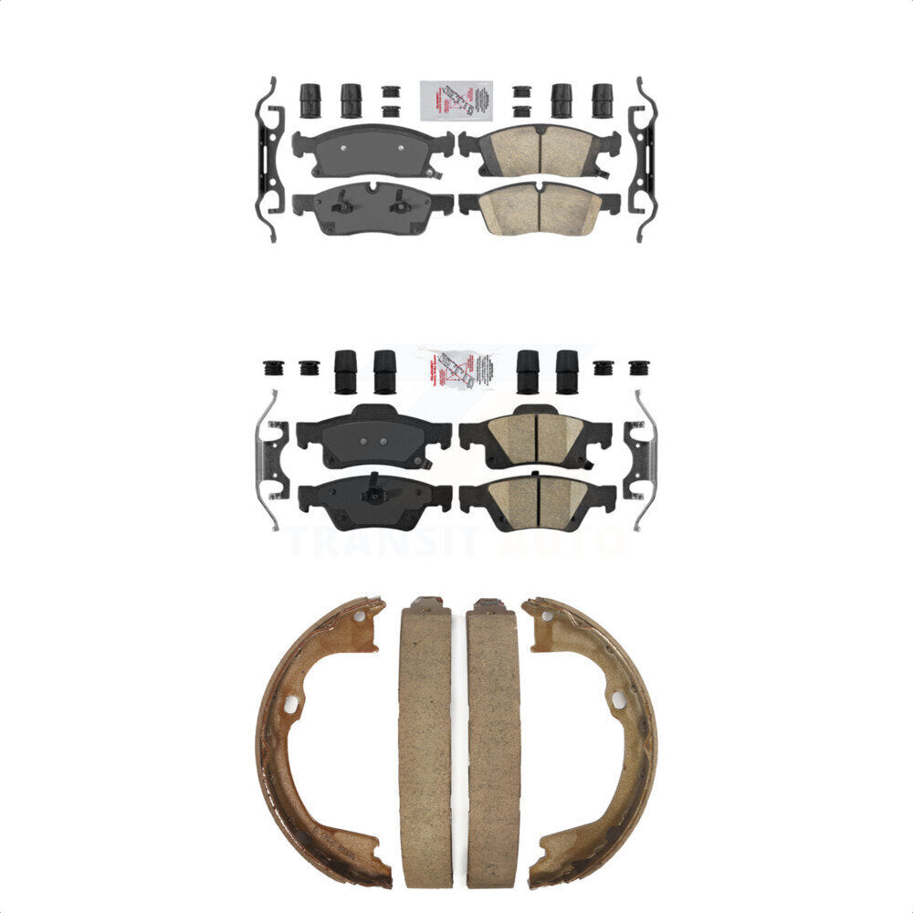 Transit Auto KNN-100748 Disc Brake Pad for 2011-2022 Jeep Grand Cherokee WK, Dodge Durango, Jeep Grand Cherokee - Front and Rear