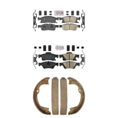 Transit Auto KNN-100748 Disc Brake Pad for 2011-2022 Jeep Grand Cherokee WK, Dodge Durango, Jeep Grand Cherokee - Front and Rear