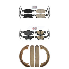 Transit Auto KNN-100749 Disc Brake Pad for 2011-2022 Jeep Grand Cherokee WK, Dodge Durango, Jeep Grand Cherokee - Front and Rear