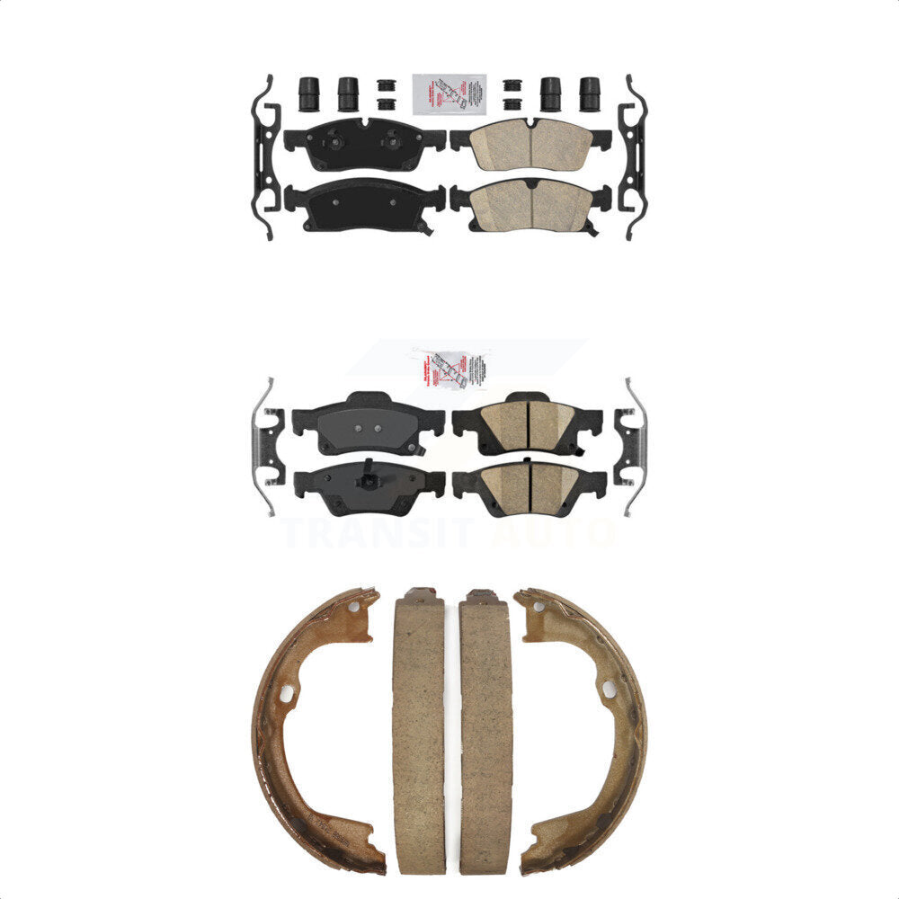 Transit Auto KNN-100750 Disc Brake Pad for 2011-2022 Jeep Grand Cherokee WK, Dodge Durango, Jeep Grand Cherokee - Front and Rear