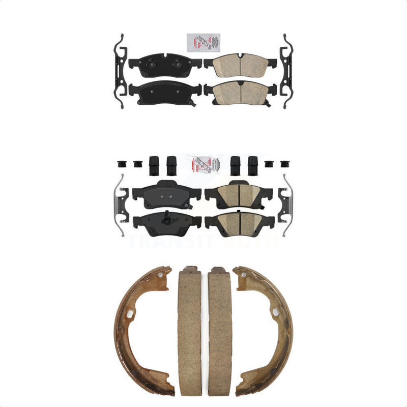 Transit Auto KNN-100751 Disc Brake Pad for 2011-2022 Jeep Grand Cherokee WK, Dodge Durango, Jeep Grand Cherokee - Front and Rear