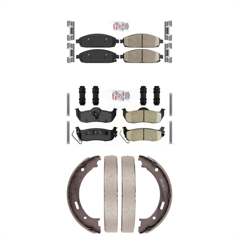 Transit Auto KNN-100763 Disc Brake Pad for 2005-2010 Jeep Grand Cherokee, Jeep Commander - Front and Rear