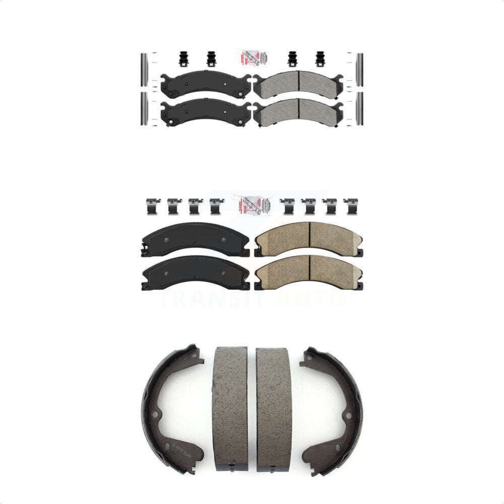 Transit Auto KNN-100770 Disc Brake Pad for 2009-2020 Chevrolet Express 4500, Chevrolet Express 3500 and More - Front and Rear