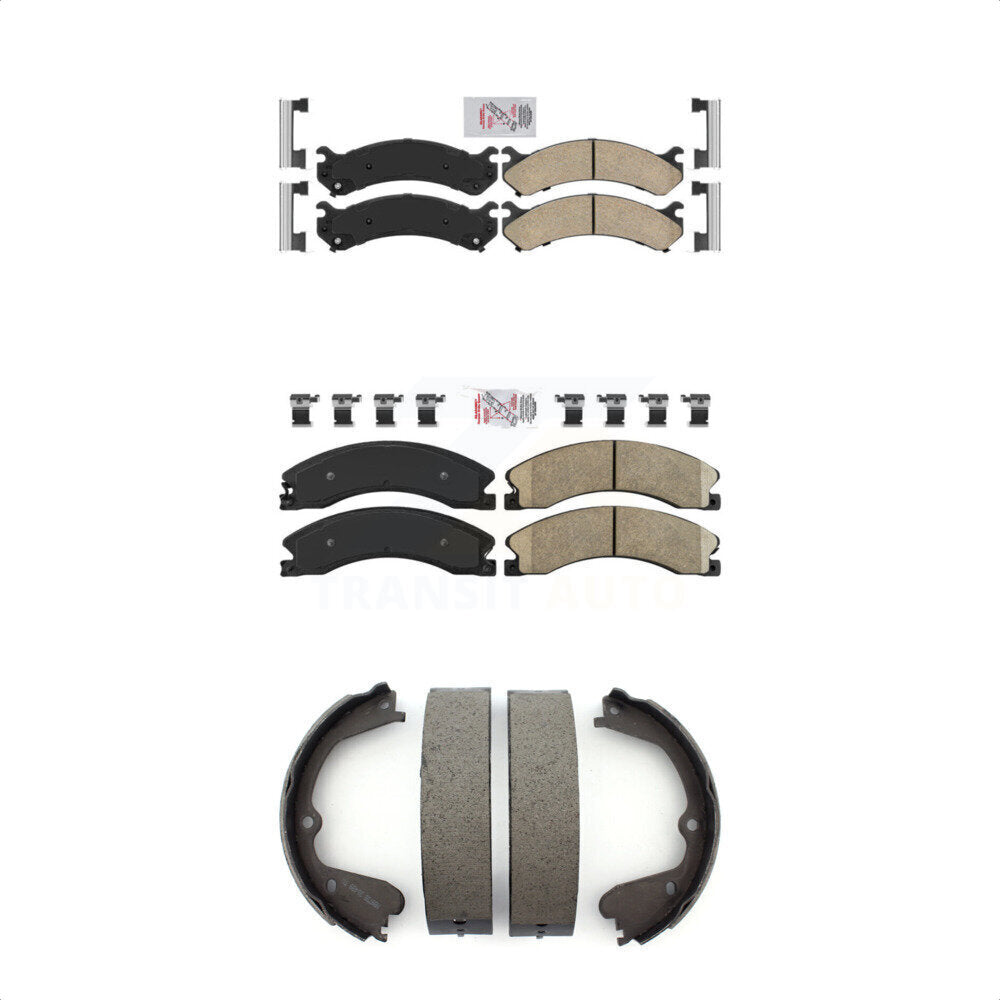 Transit Auto KNN-100771 Disc Brake Pad for 2009-2020 Chevrolet Express 4500, Chevrolet Express 3500 and More - Front and Rear