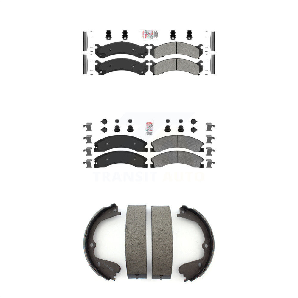 Transit Auto KNN-100774 Disc Brake Pad for 2009-2020 Chevrolet Express 4500, Chevrolet Express 3500 and More - Front and Rear