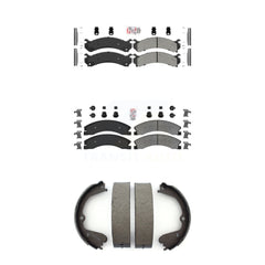 Transit Auto KNN-100774 Disc Brake Pad for 2009-2020 Chevrolet Express 4500, Chevrolet Express 3500 and More - Front and Rear