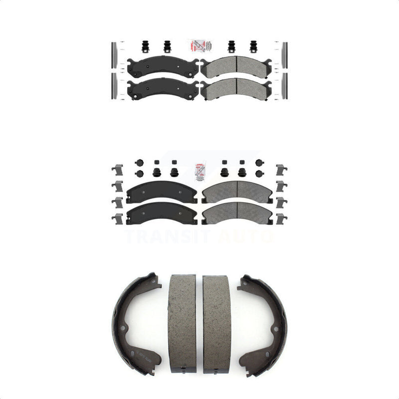 Transit Auto KNN-100774 Disc Brake Pad for 2009-2020 Chevrolet Express 4500, Chevrolet Express 3500 and More - Front and Rear